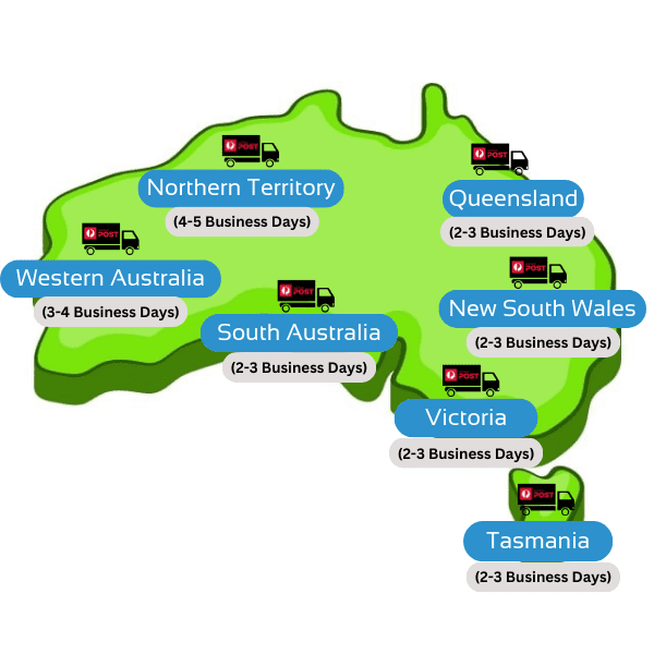 Conor Australia Australian Post Map