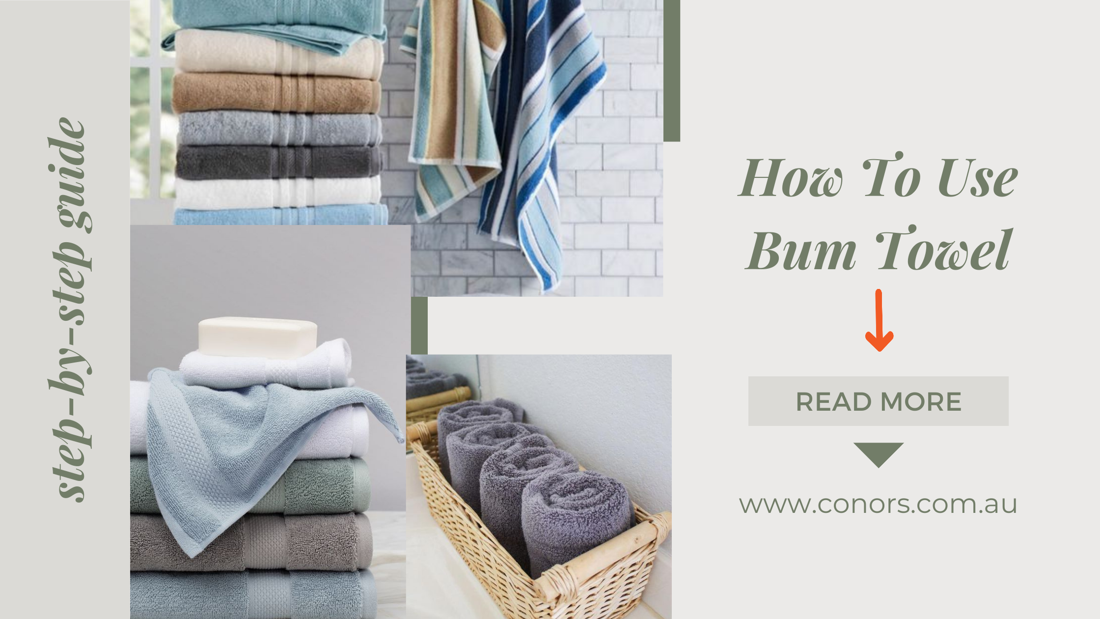 How To Use Bum Towel?