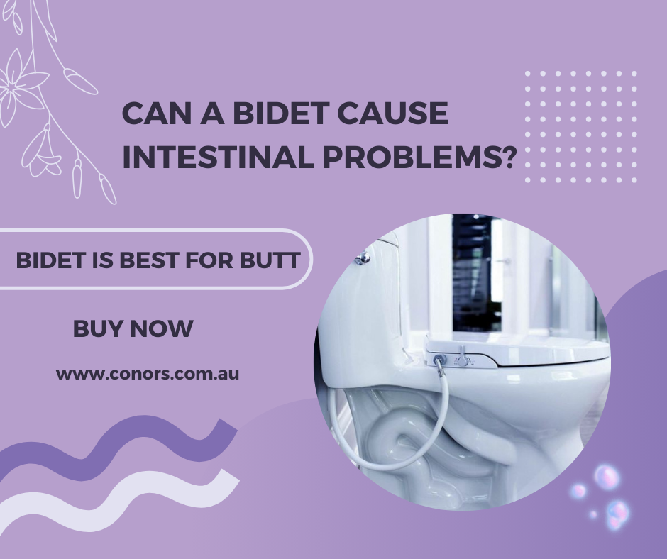 Can a bidet cause intestinal problems?