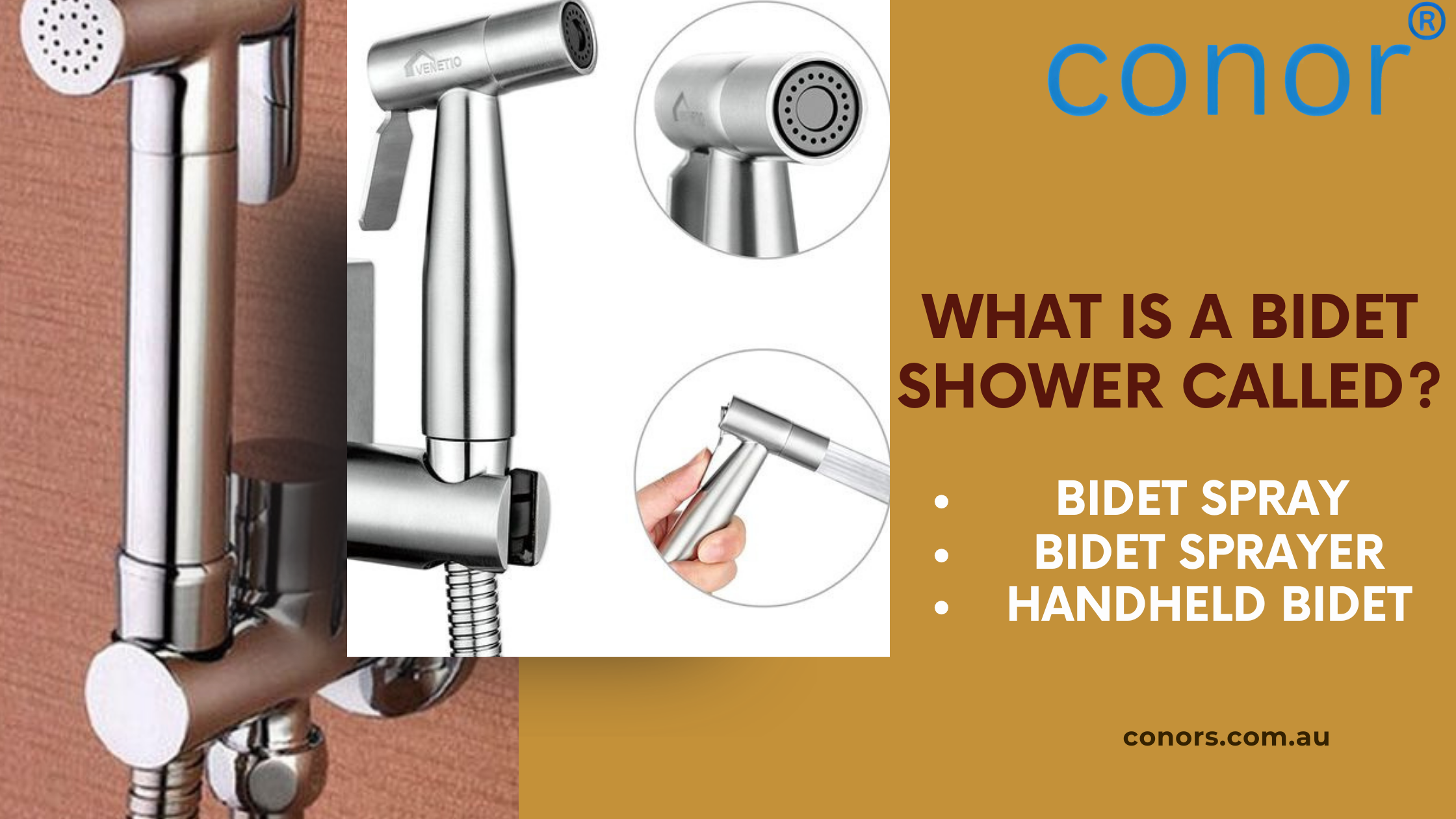 What is bidet shower called?