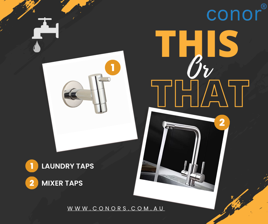 Difference between laundary taps and mixer taps